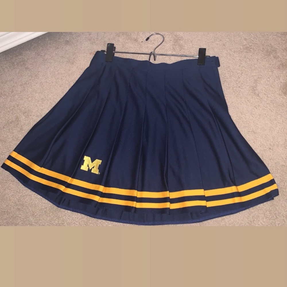 University of Michigan Cheer Skirt NWT